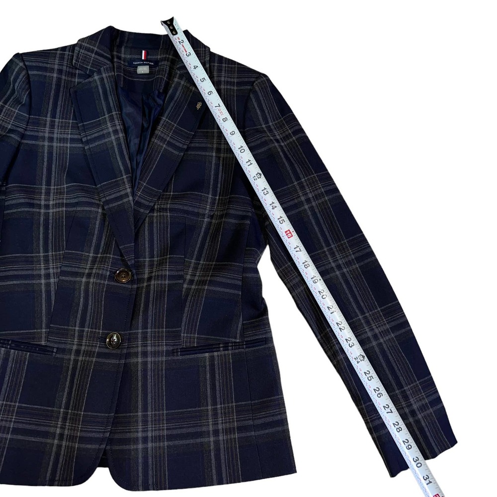 Tommy Hilfiger Blue Plaid Blazer - Picture 9 of 9